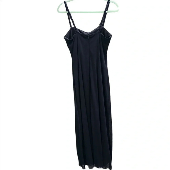 ALEX EVENINGS Y2K BEADED BLACK GOWN - Picture 2 of 4